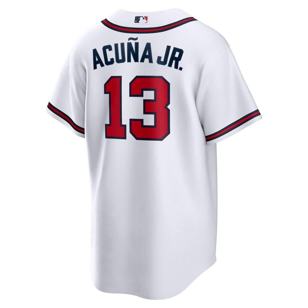 Ronald Acuna Jr. Atlanta Braves Nike Home Replica Player Name Jersey - White | MLB Fan Gear