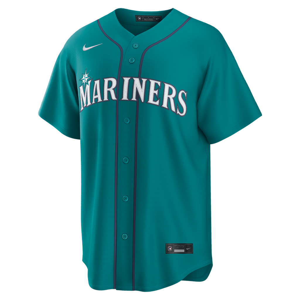 Cal Raleigh Seattle Mariners Nike Alternate Replica Jersey - Teal | MLB Fan Gear