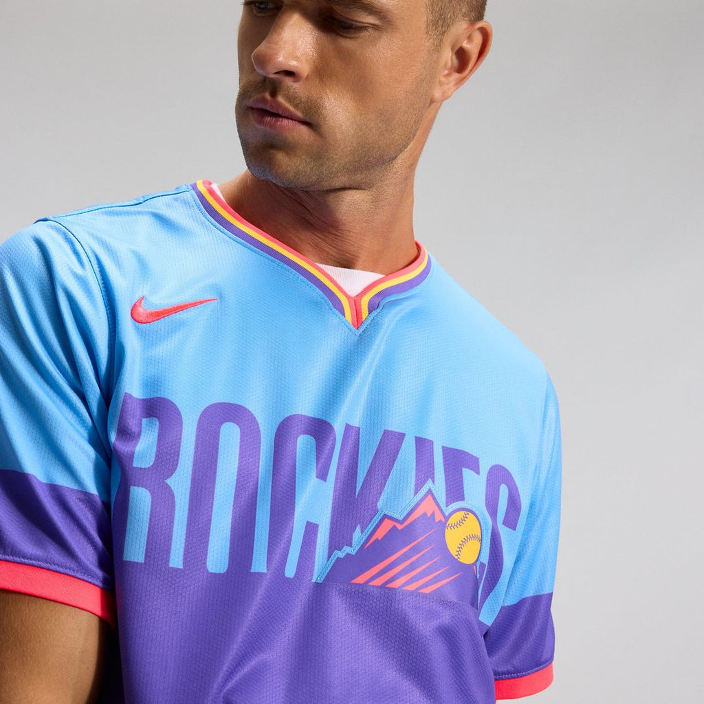 Colorado Rockies Nike 2025 City Connect Limited Jersey - Purple/ Light Blue | MLB Fan Gear