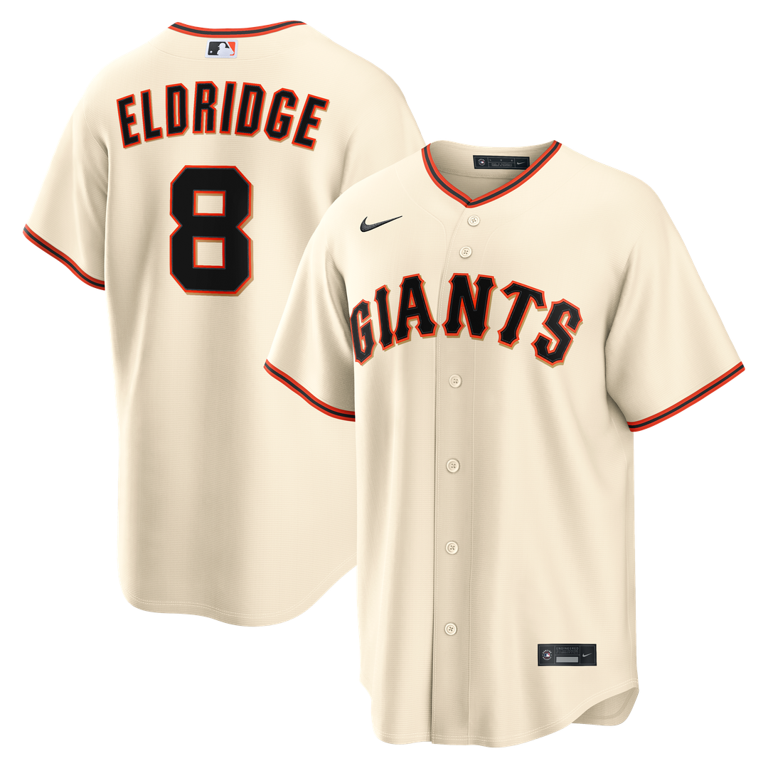 Bryce Eldridge San Francisco Giants Nike Home Replica Jersey - Cream | MLB Fan Gear
