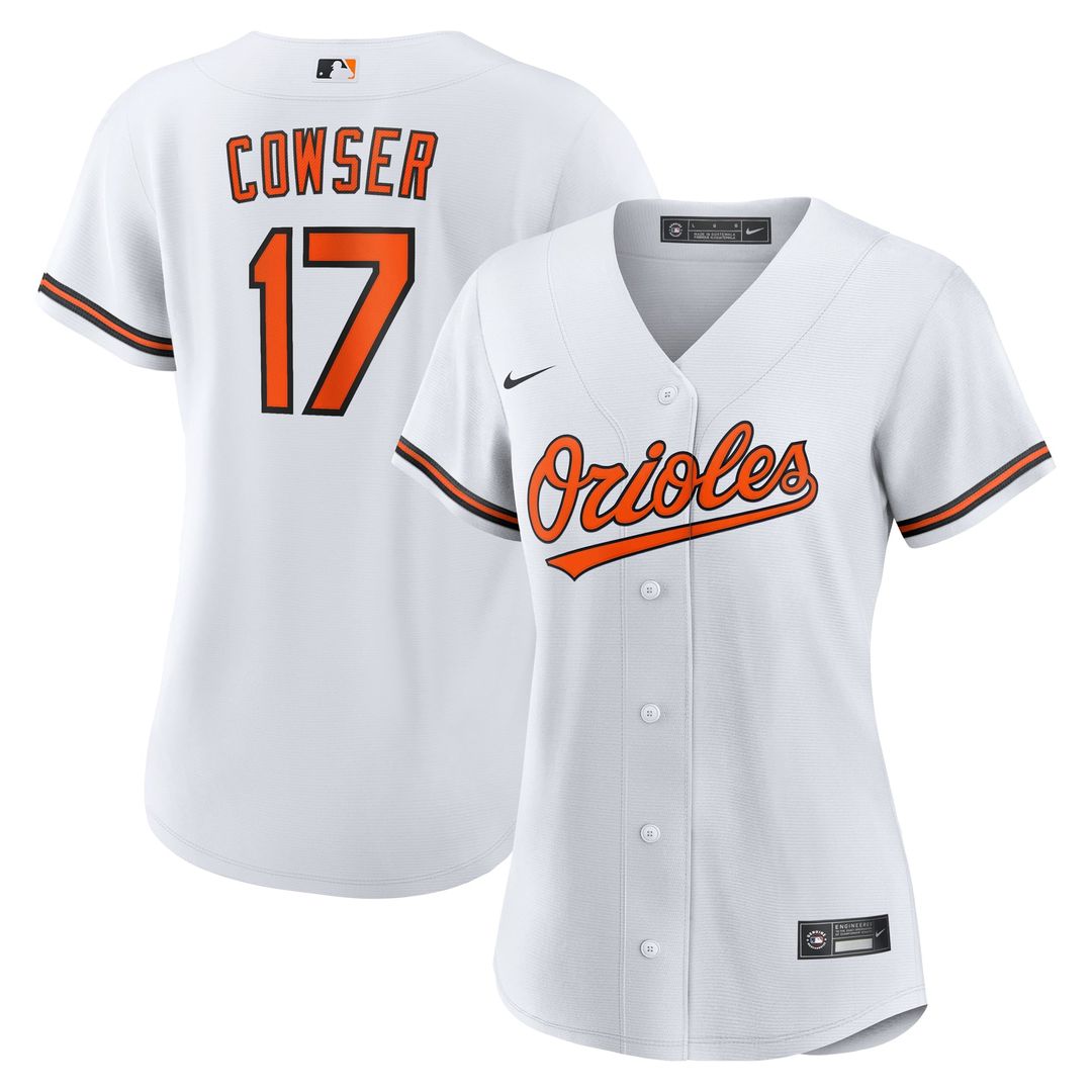 Colton Cowser Baltimore Orioles Nike Women's Home Replica Jersey - White | MLB Fan Gear