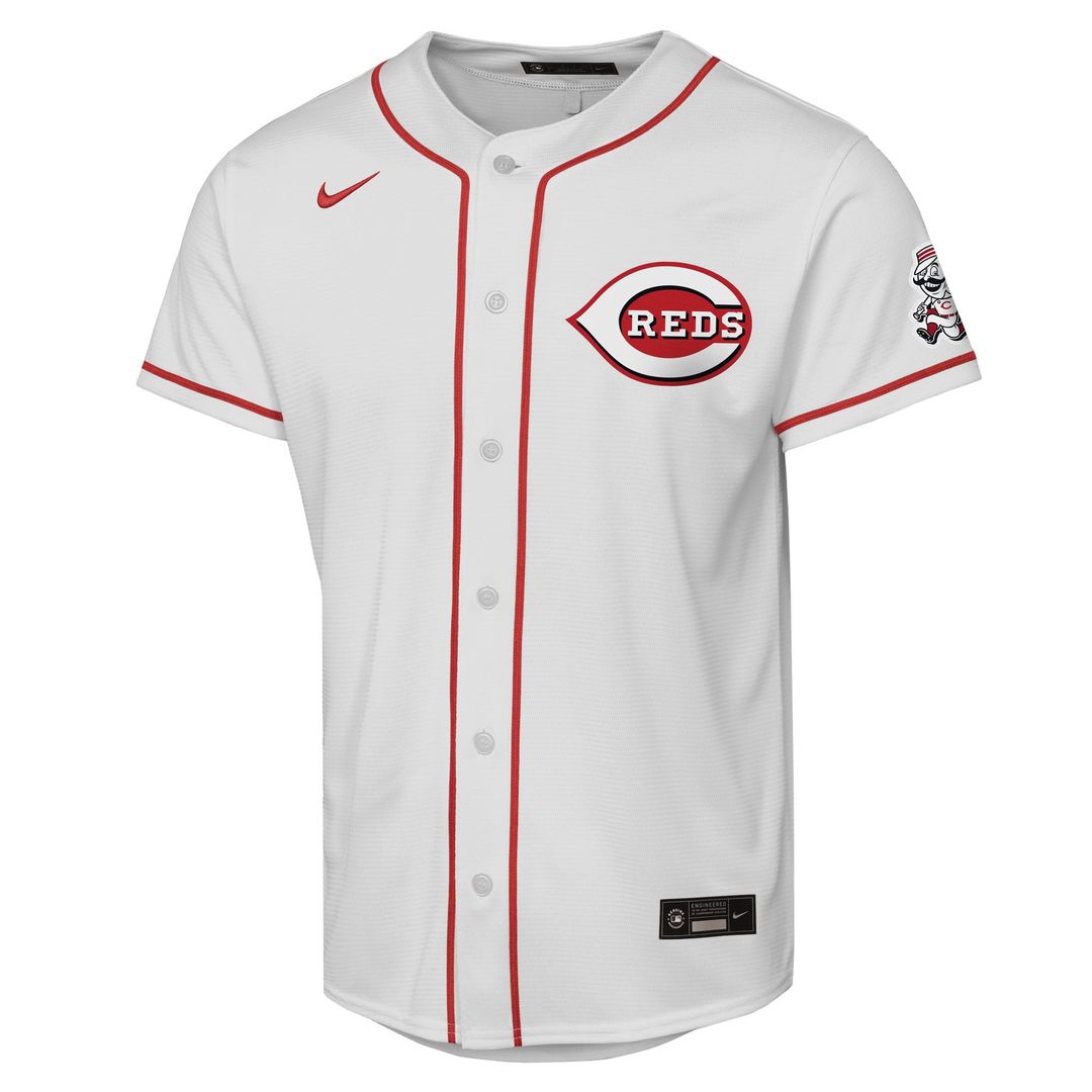 Cincinnati Reds Nike Youth Home Stadium Jersey - White | MLB Fan Gear