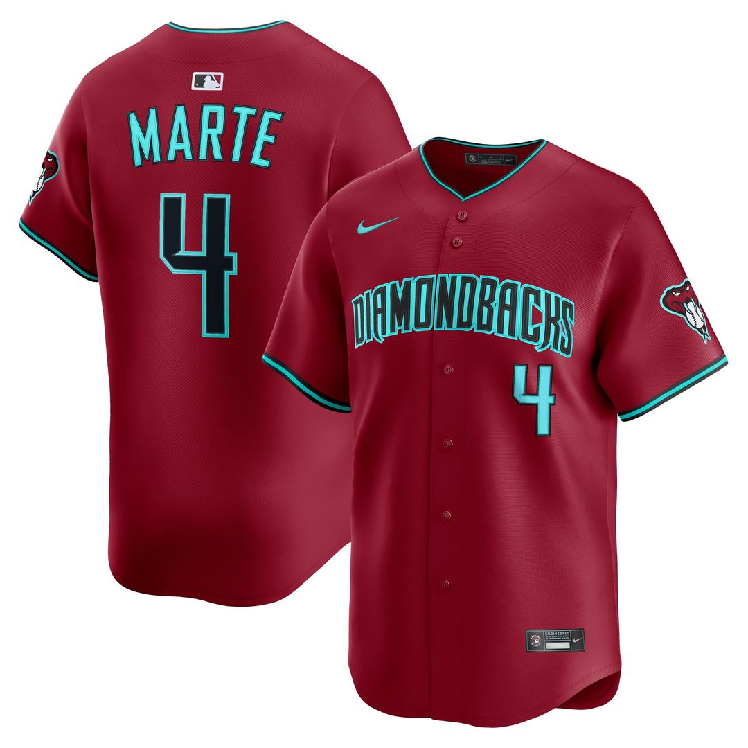 Ketel Marte Arizona Diamondbacks Nike Alternate Limited Jersey - Black | MLB Fan Gear
