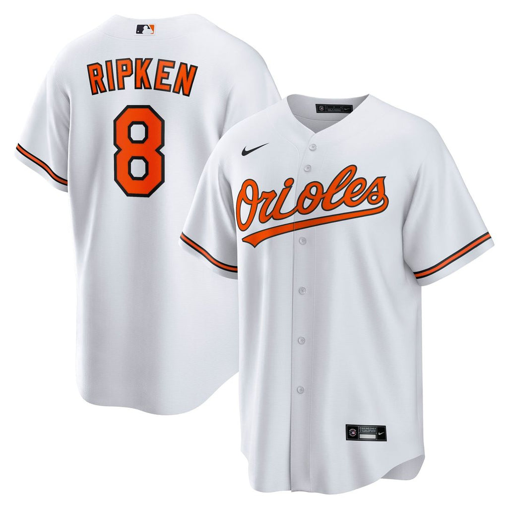 Cal Ripken Jr. Baltimore Orioles Nike Throwback Replica Player Jersey - White | MLB Fan Gear