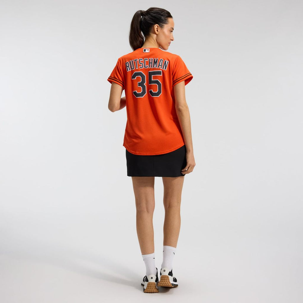 Adley Rutschman Baltimore Orioles Nike Women's Alternate Replica Player Jersey - Orange | MLB Fan Gear