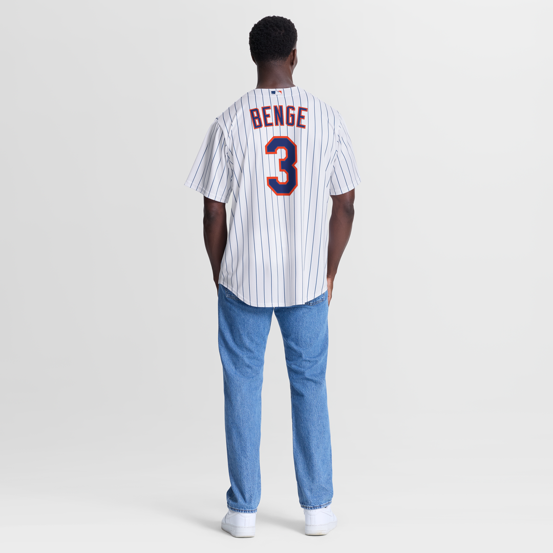 Carson Benge New York Mets Nike Home Replica Jersey - White | MLB Fan Gear