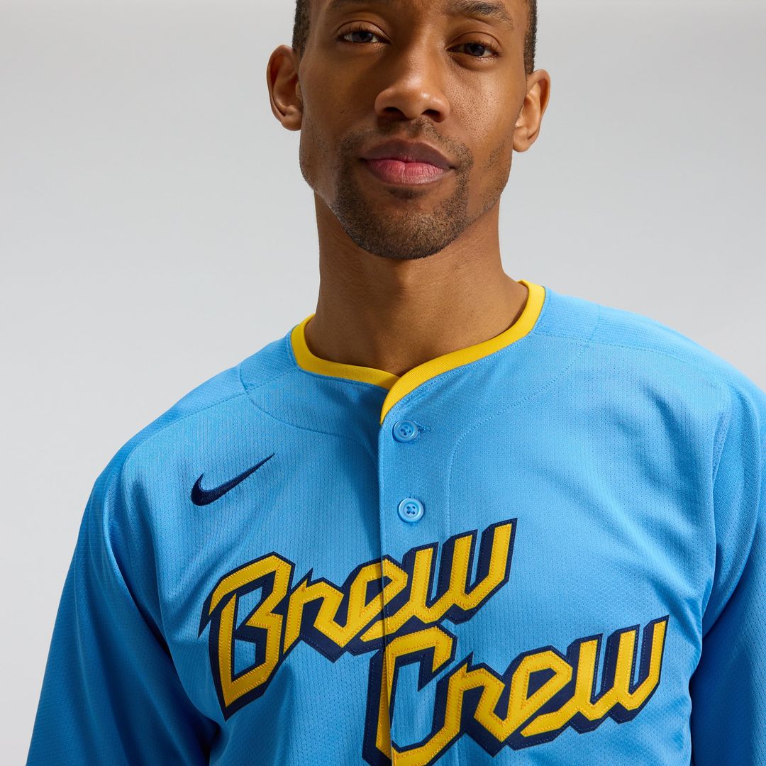 Milwaukee Brewers Nike City Connect Limited Jersey - Light Blue | MLB Fan Gear