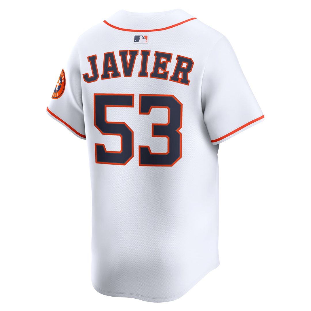 Cristian Javier Houston Astros Nike Home Limited Player Jersey - White | MLB Fan Gear