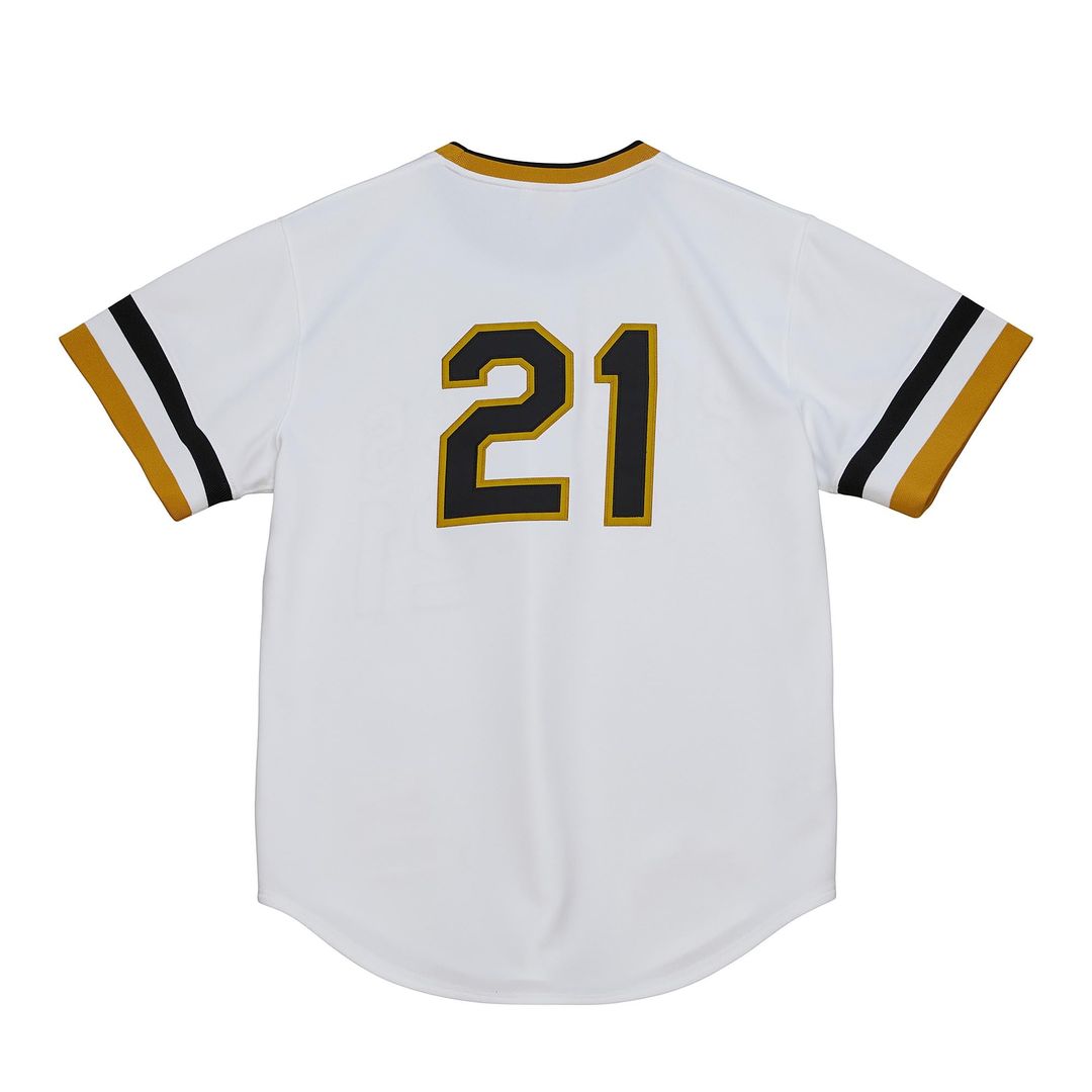 Roberto Clemente Pittsburgh Pirates Mitchell & Ness Cooperstown Collection Authentic Jersey - White | MLB Fan Gear
