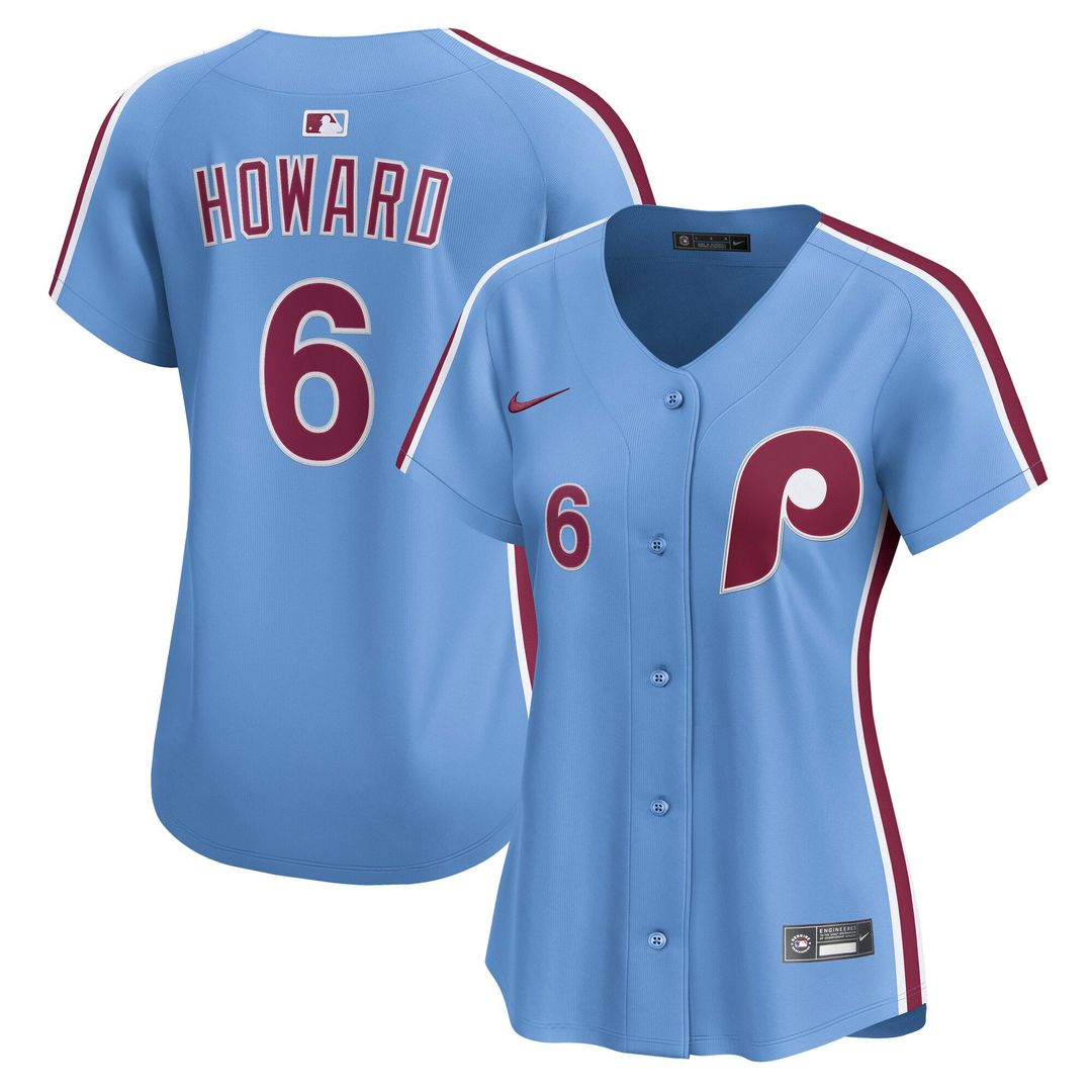 Ryan Howard Philadelphia Phillies Nike Women's Alternate 2 Limited Jersey – Cream | MLB Fan Gear