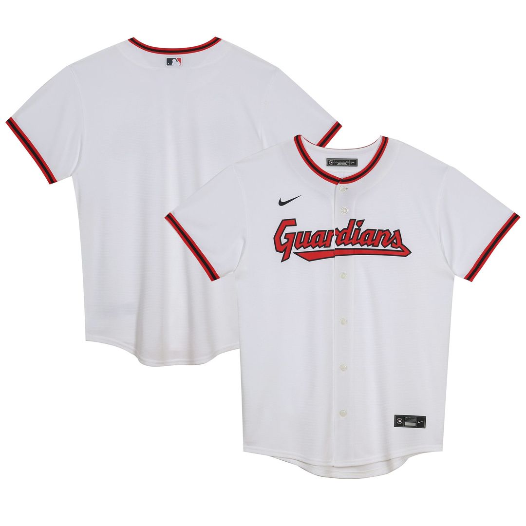 Cleveland Guardians Preschool Home Blank Replica Jersey - White | Nike MLB Fan Gear