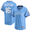 Bo Jackson Kansas City Royals Nike Throwback Cooperstown Collection Limited Jersey - Light Blue | MLB Fan Gear