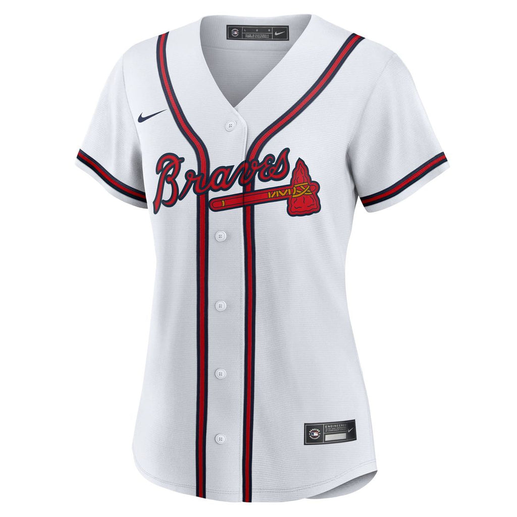 Spencer Schwellenbach Atlanta Braves Nike Women's Home Replica Jersey - White | MLB Fan Gear