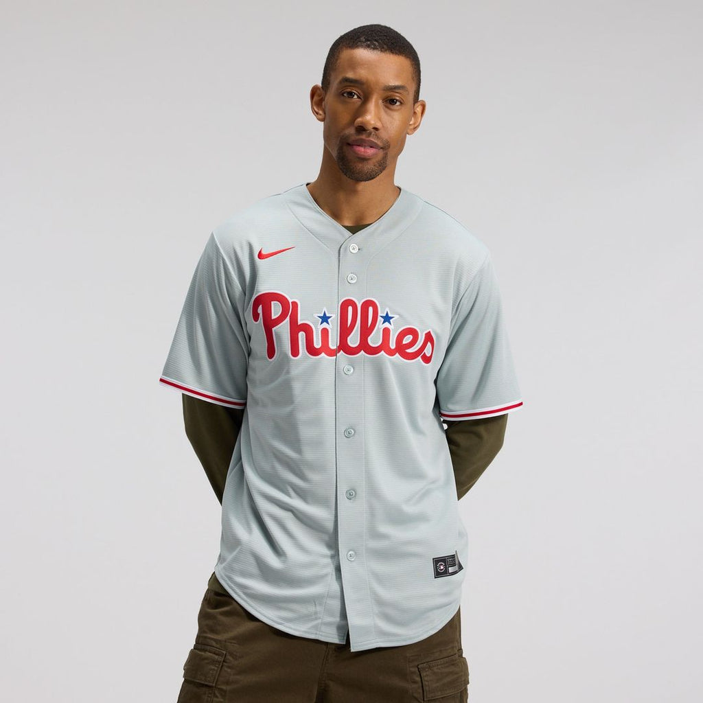 Bryce Harper Philadelphia Phillies Nike Road Replica Jersey - Gray | MLB Fan Gear