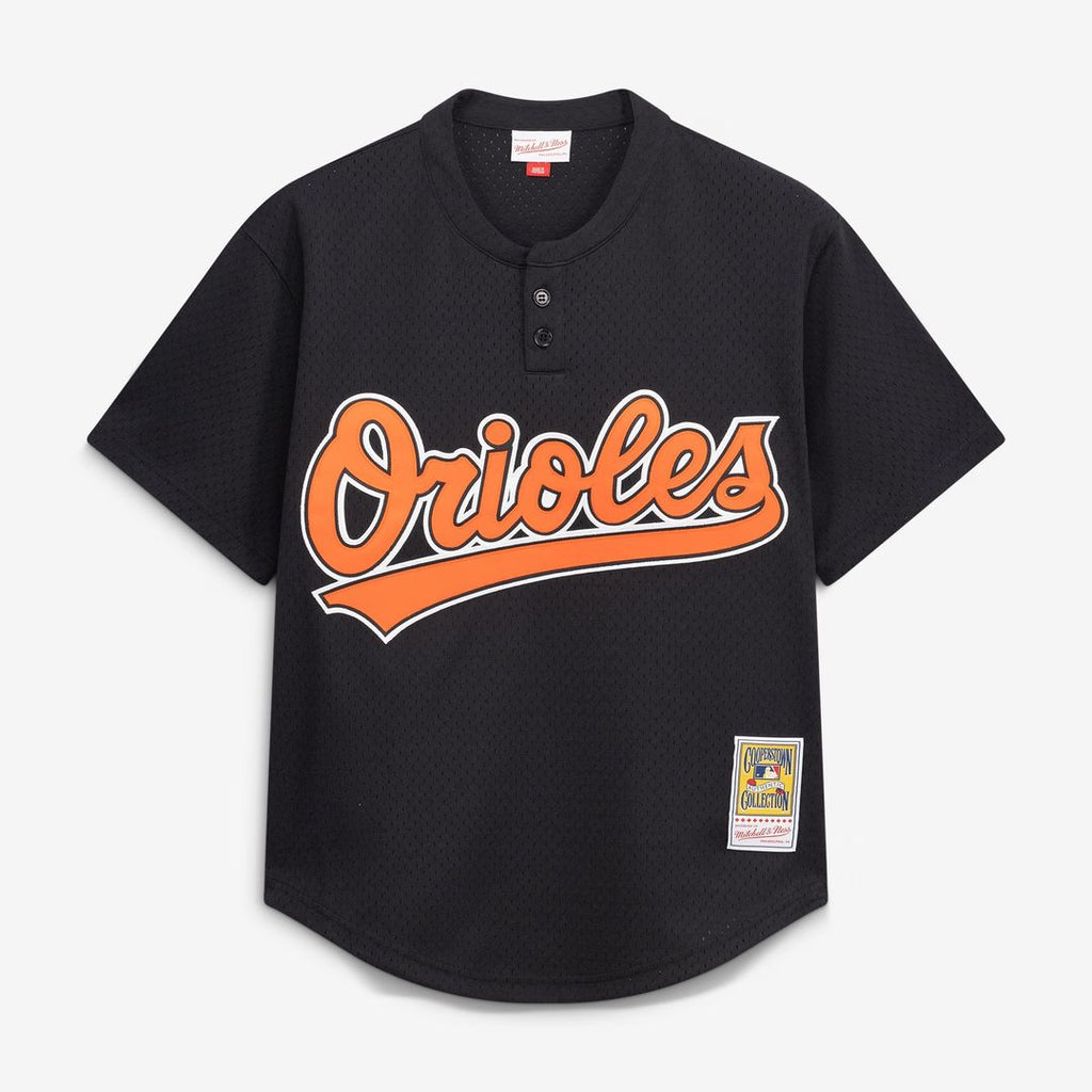 Cal Ripken Jr. Baltimore Orioles Mitchell & Ness Authentic Batting Practice Jersey - Black | MLB Fan Gear