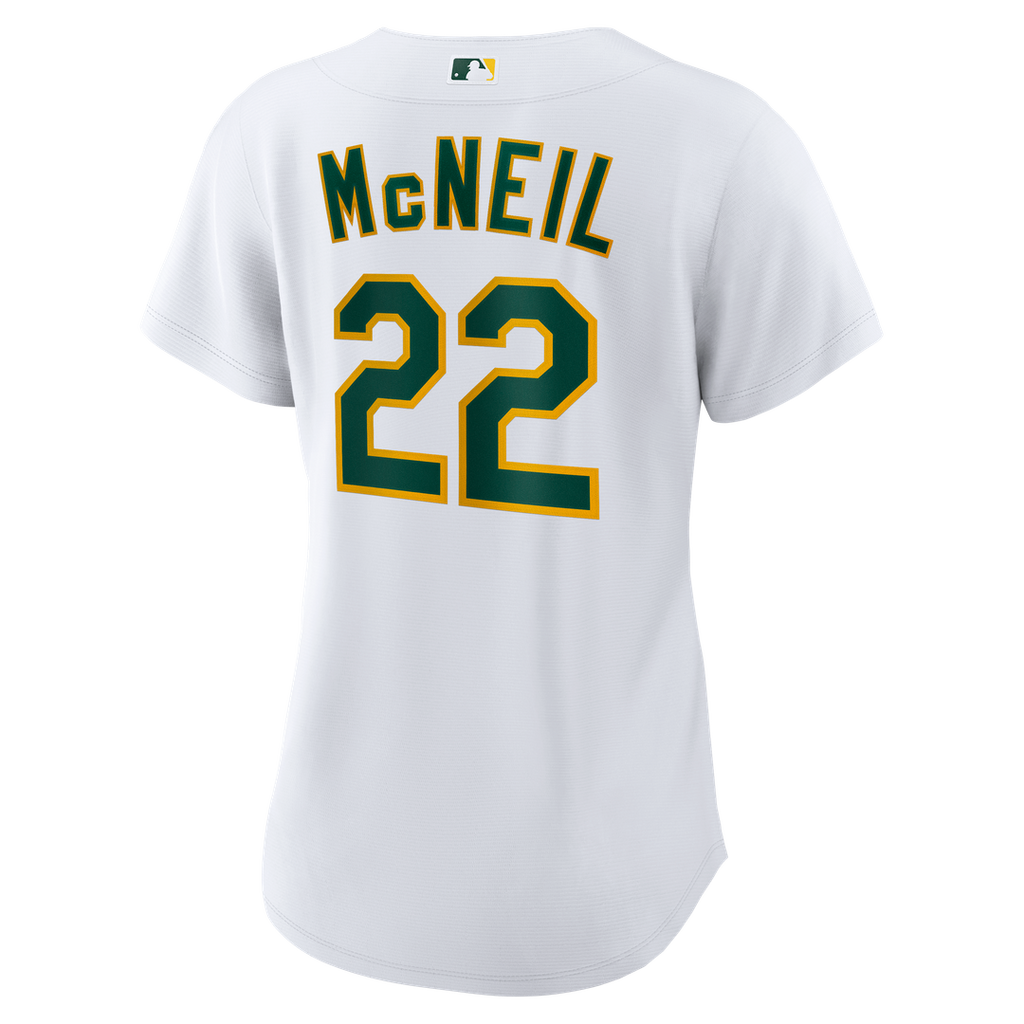 Jeff McNeil Athletics Nike Women's Home Replica Jersey - White | MLB Fan Gear