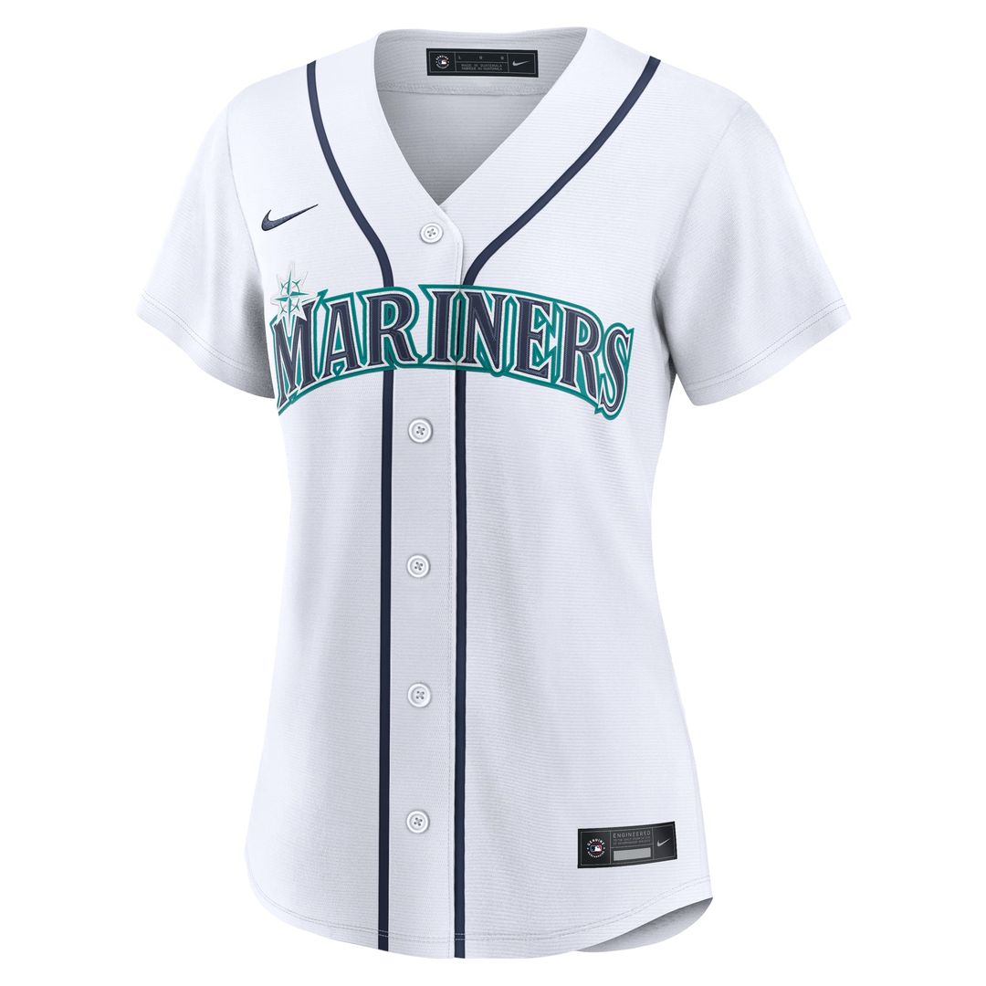 Cal Raleigh Seattle Mariners Nike Women's Home Replica Jersey - White | MLB Fan Gear