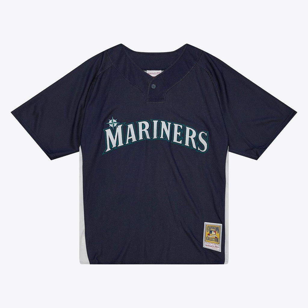 Ichiro Suzuki Seattle Mariners Mitchell & Ness Big & Tall Cooperstown Mesh Batting Practice Jersey - Navy | MLB Fan Gear