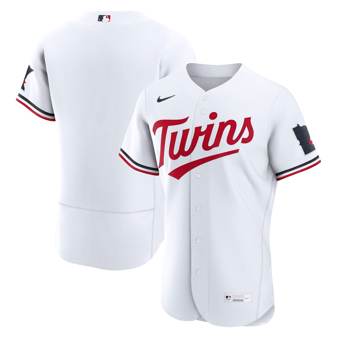 Minnesota Twins Nike Home Authentic Jersey - White | MLB Fan Gear