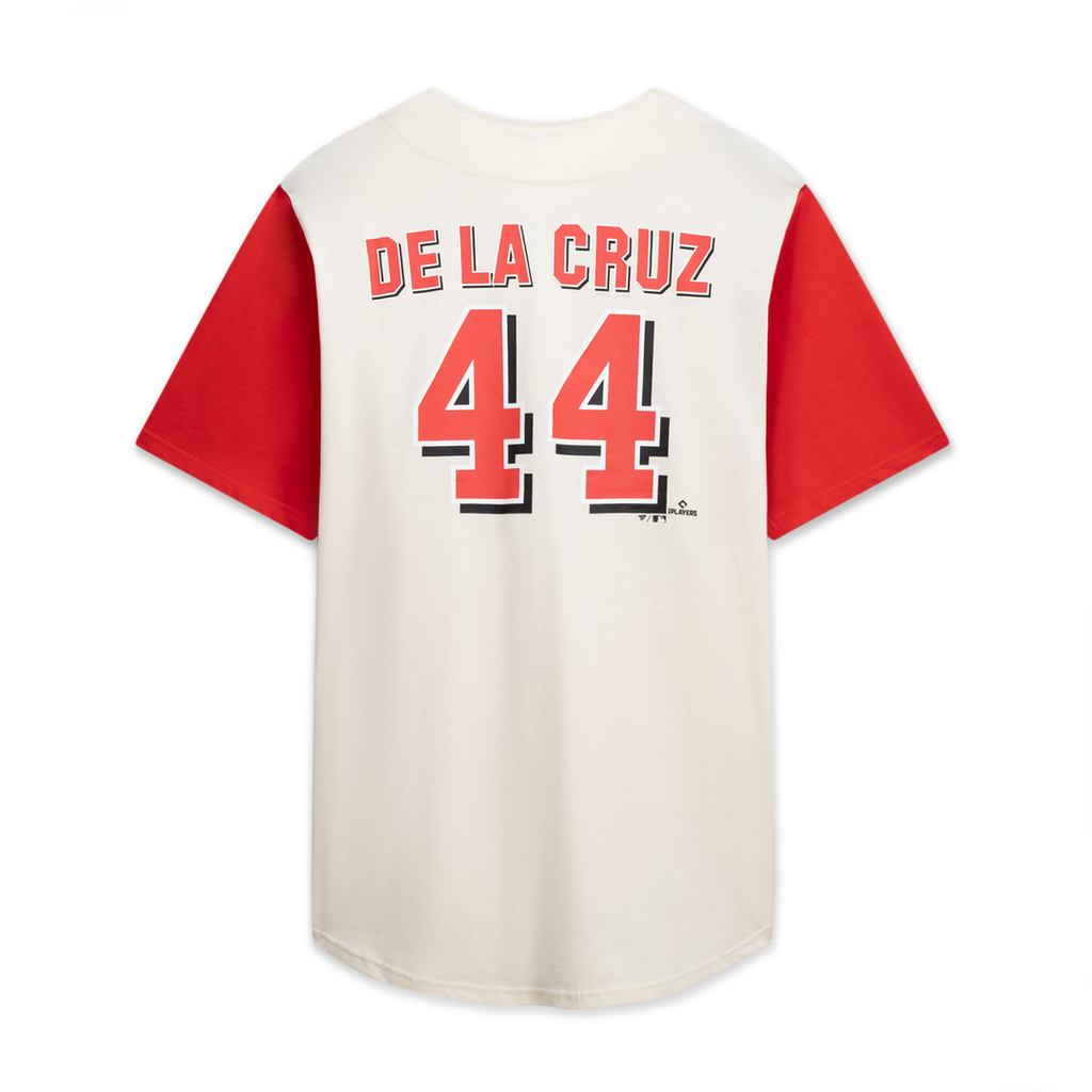 Cincinnati Reds Profile Big & Tall Two-Color Fashion Jersey - Cream/ Red | MLB Fan Gear