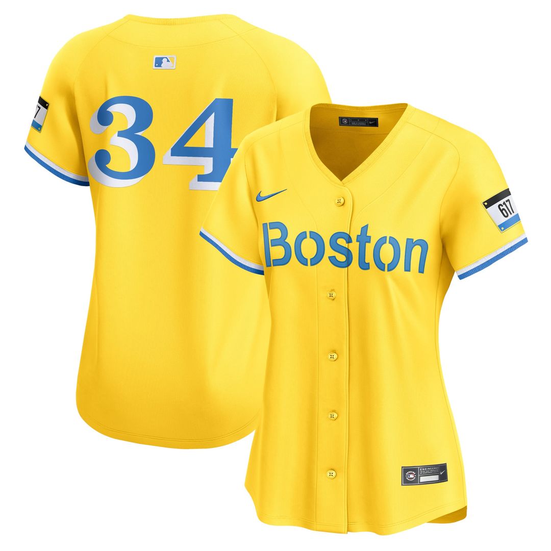 David Ortiz Boston Red Sox Nike Women's City Connect Retired Player Jersey - Gold | MLB Fan Gear