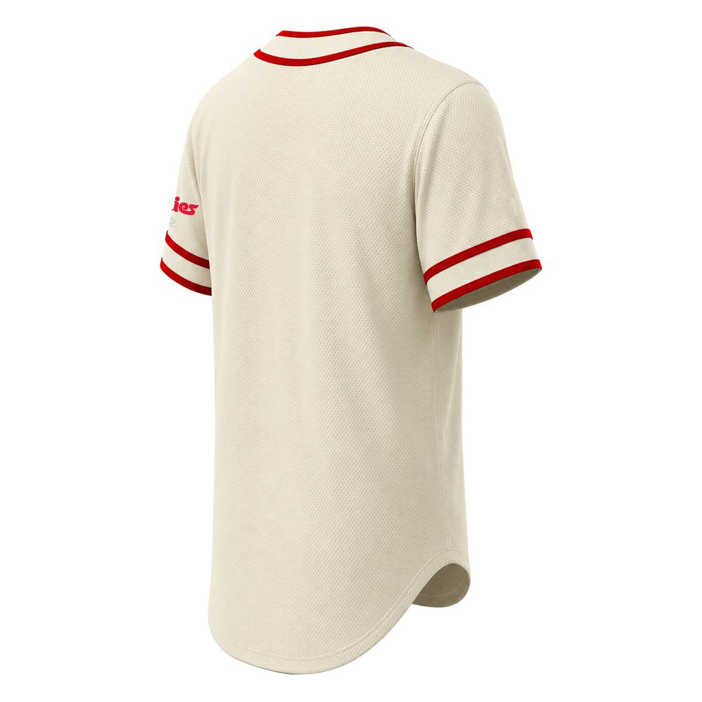 Philadelphia Phillies Stitches Throwback Fashion Jersey - Natural | MLB Fan Gear