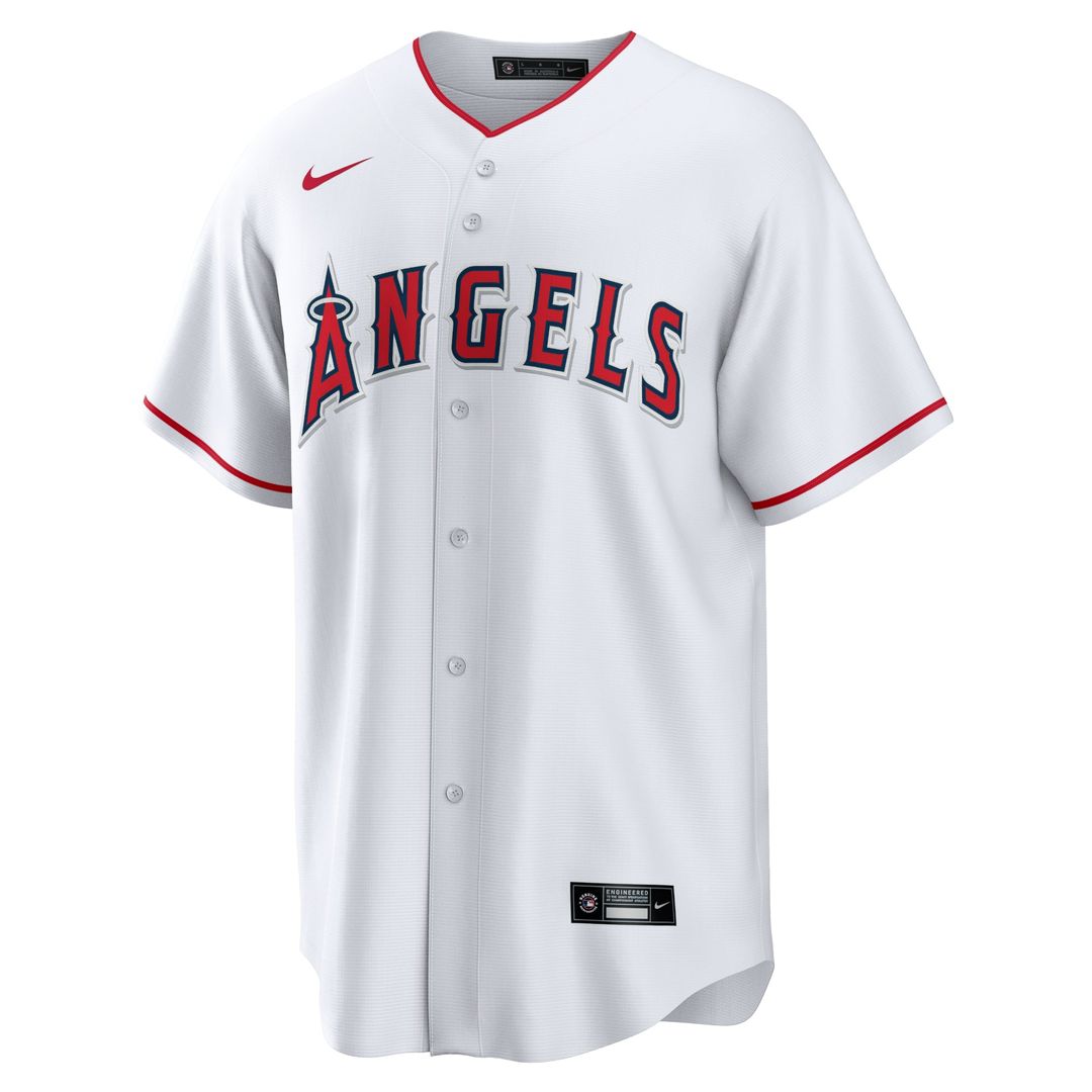 Mike Trout Los Angeles Angels Nike Home Replica Player Name Jersey - White | MLB Fan Gear