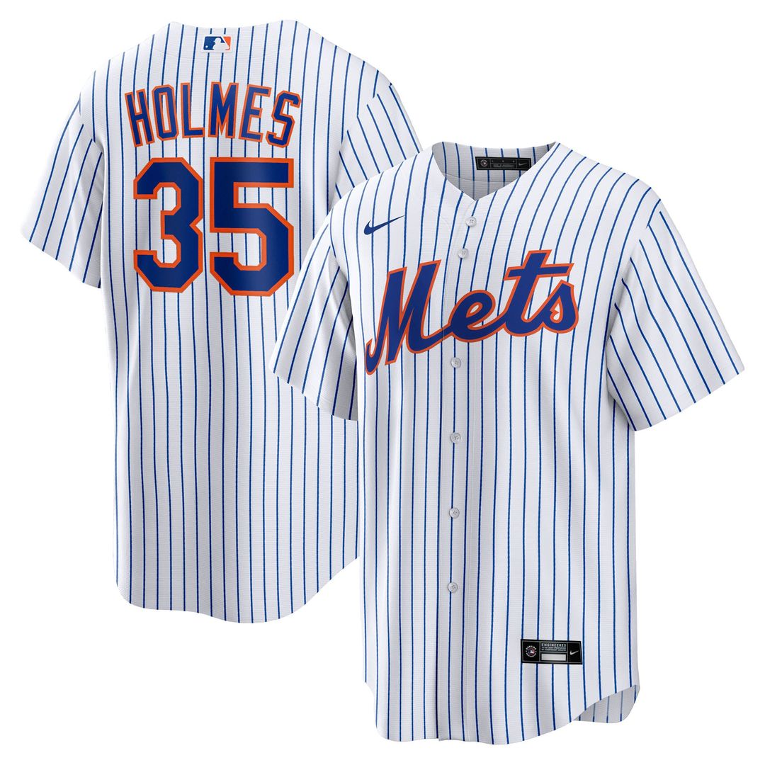 Clay Holmes New York Mets Nike Home Replica Jersey - White | MLB Fan Gear