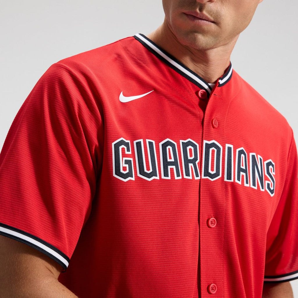 Cleveland Guardians Nike Alternate 2 Replica Jersey - Red | MLB Fan Gear