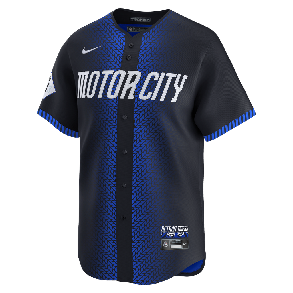 Detroit Tigers Nike City Connect Limited Jersey - Blue | MLB Fan Gear