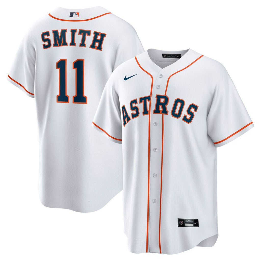 Cam Smith Houston Astros Nike Home Replica Jersey - White | MLB Fan Gear