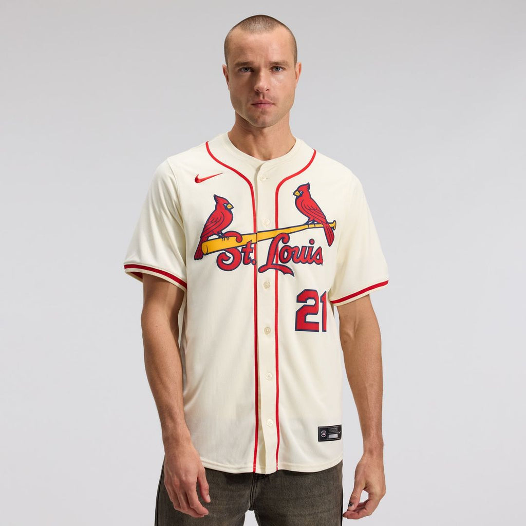 Lars Nootbaar St. Louis Cardinals Nike Alternate 2 Limited Jersey - Cream | MLB Fan Gear