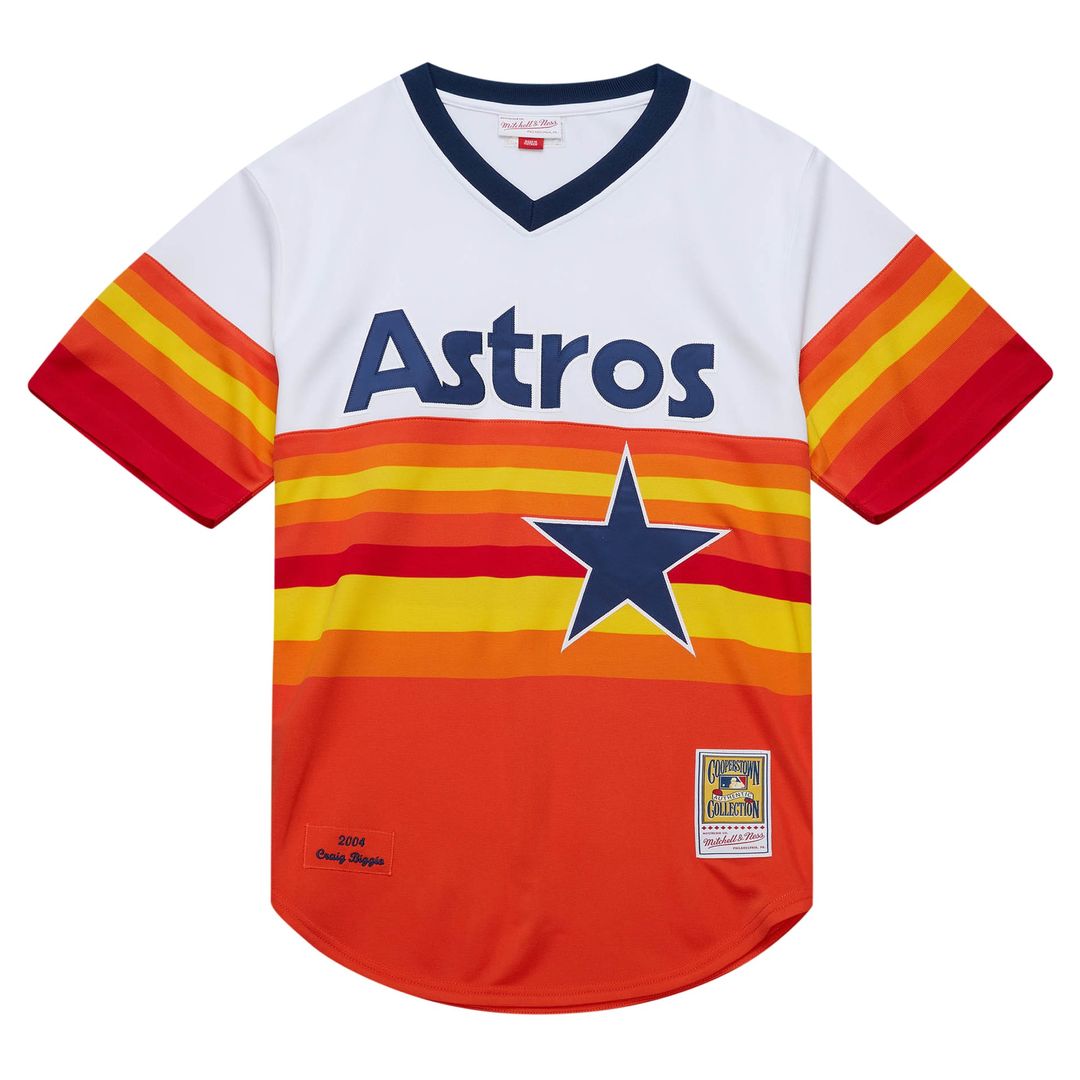Craig Biggio Houston Astros Mitchell & Ness 2004 Cooperstown Collection Authentic Throwback Jersey - White | MLB Fan Gear