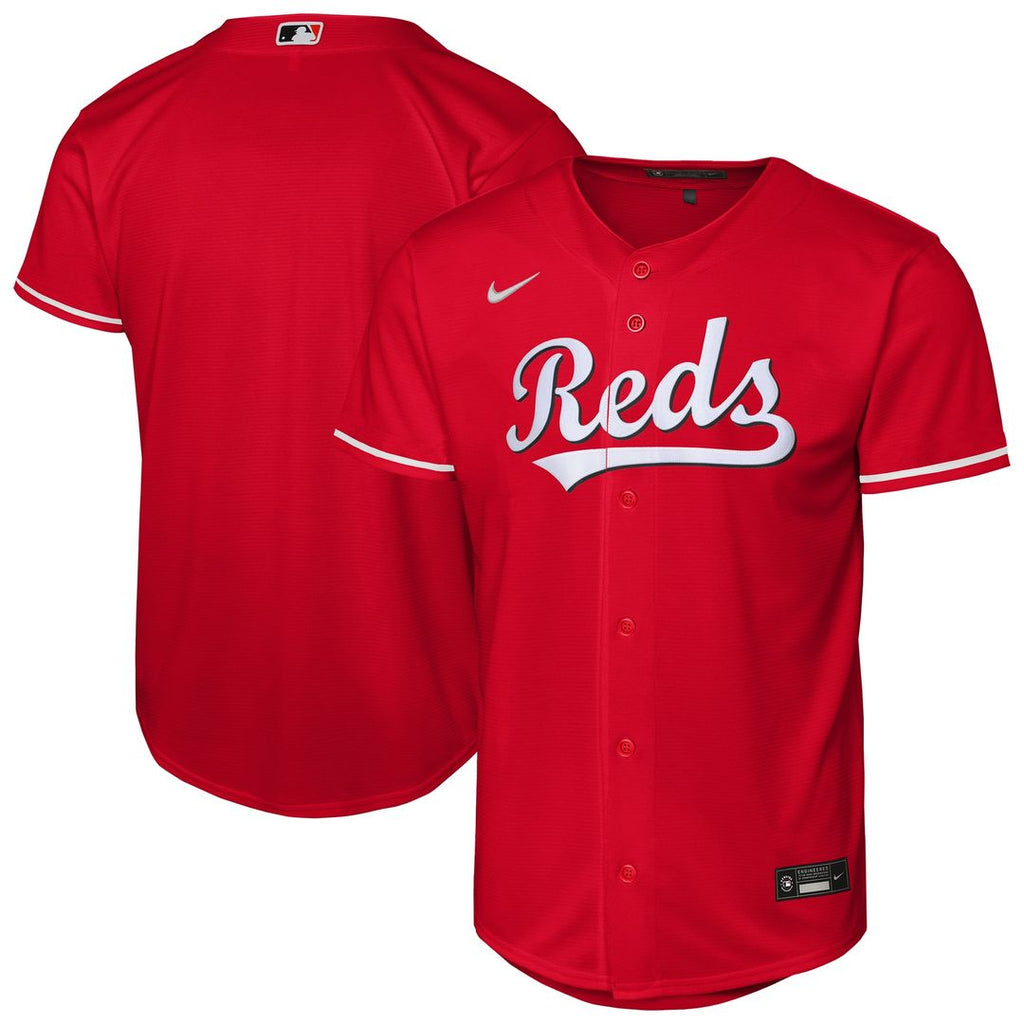 Cincinnati Reds Nike Youth Alternate Replica Jersey - Red | MLB Fan Gear