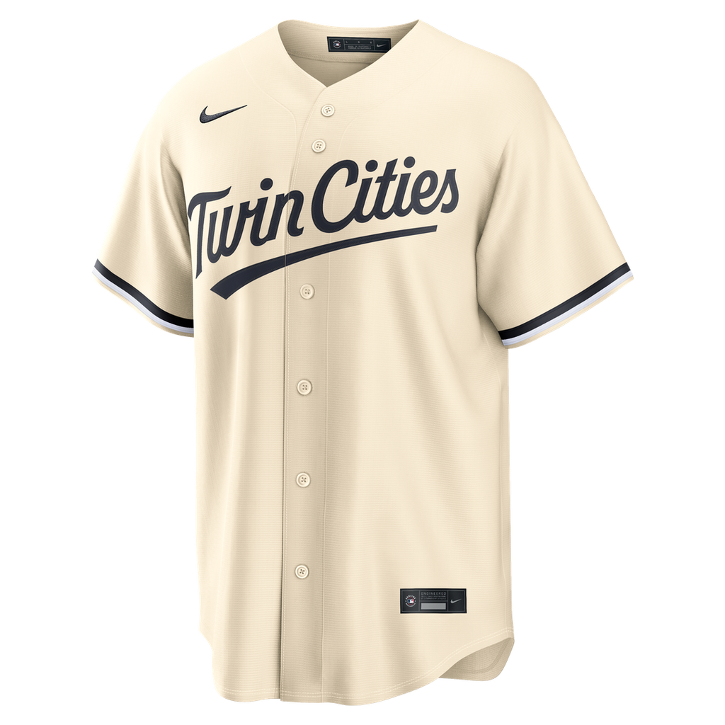 Minnesota Twins Nike Alternate Replica Jersey - Cream | MLB Fan Gear
