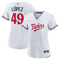 Pablo Lopez Minnesota Twins Nike Women's Home Replica Jersey - White | MLB Fan Gear
