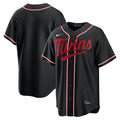 Minnesota Twins Nike Fashion Replica Black Out Jersey | MLB Fan Gear