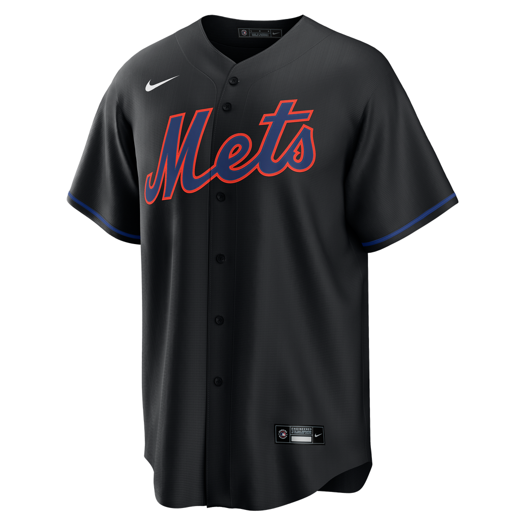 Starling Marte New York Mets Nike Alternate Replica Jersey - Black | MLB Fan Gear