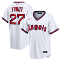 Mike Trout Los Angeles Angels Nike Alternate Replica Jersey - White | MLB Fan Gear