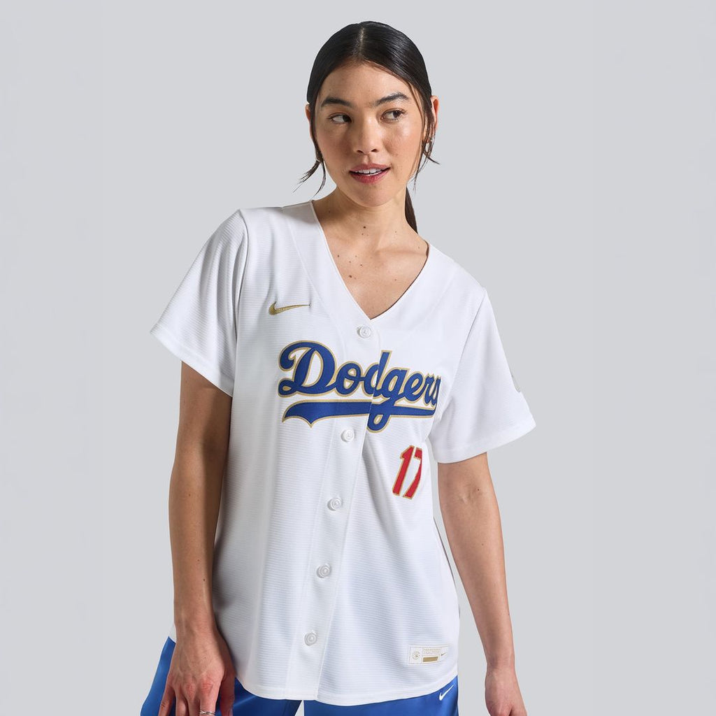 Shohei Ohtani Los Angeles Dodgers Nike Women's 2026 Gold Collection Stadium Jersey - White | MLB Fan Gear