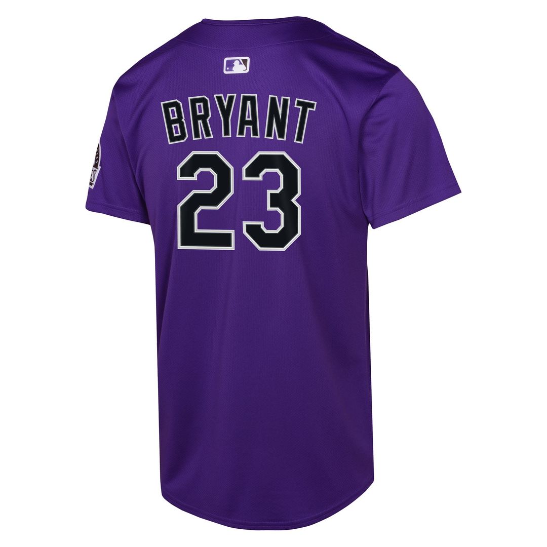 Kris Bryant Colorado Rockies Nike Youth Alternate Limited Player Jersey - Purple | MLB Fan Gear