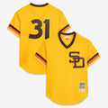 Dave Winfield San Diego Padres Mitchell & Ness Authentic Batting Practice Jersey - Gold | MLB Fan Gear