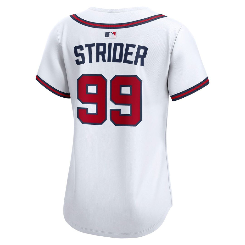 Spencer Strider Atlanta Braves Nike Women's Home Limited Player Jersey - White | MLB Fan Gear