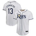 Junior Caminero Tampa Bay Rays Nike Youth Home Player Game Jersey - White | MLB Fan Gear