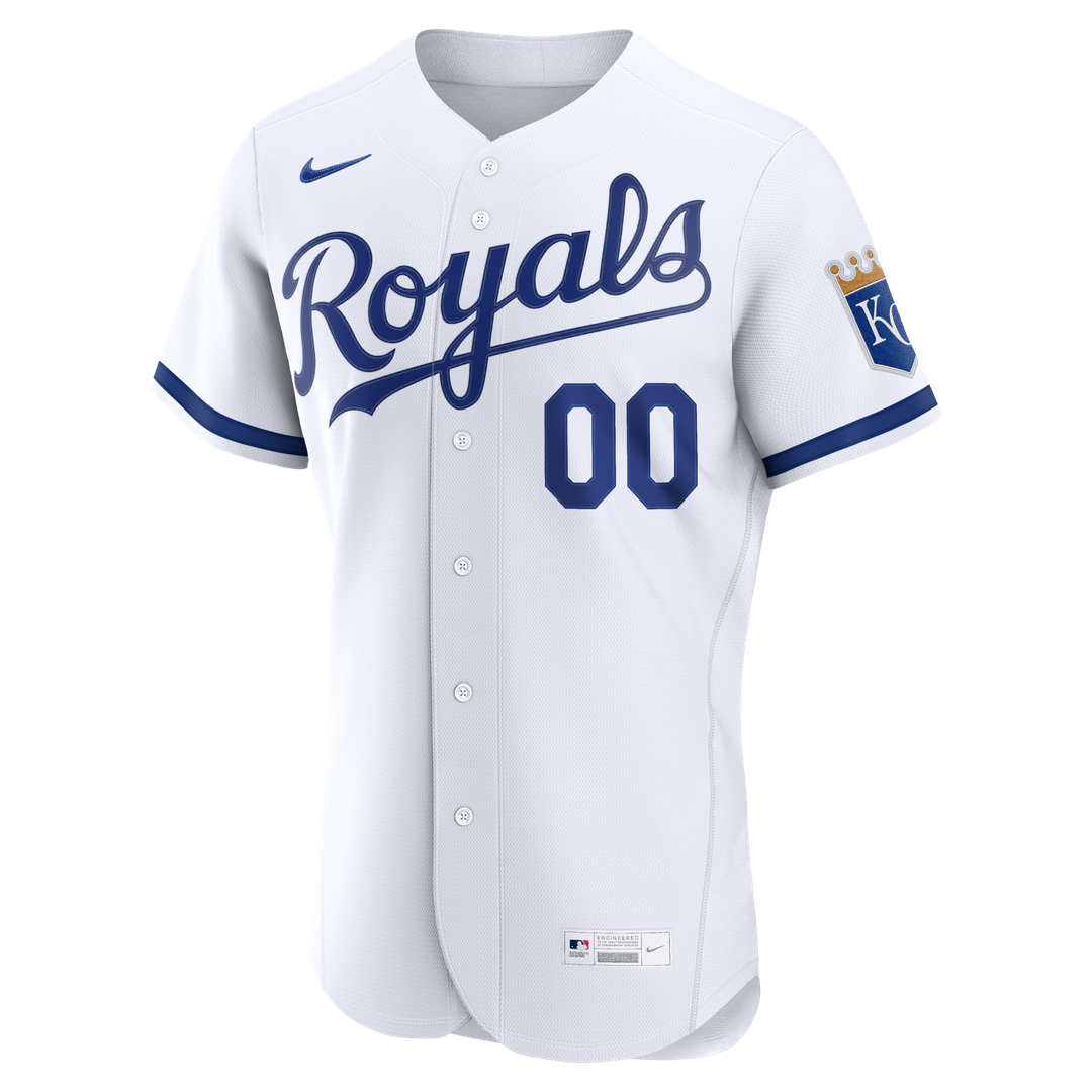 Kansas City Royals Nike Home Authentic Custom Jersey - White | MLB Fan Gear