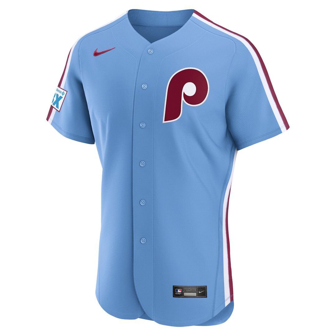 Philadelphia Phillies Nike Home Sponsor Patch Authentic Jersey - White | MLB Fan Gear