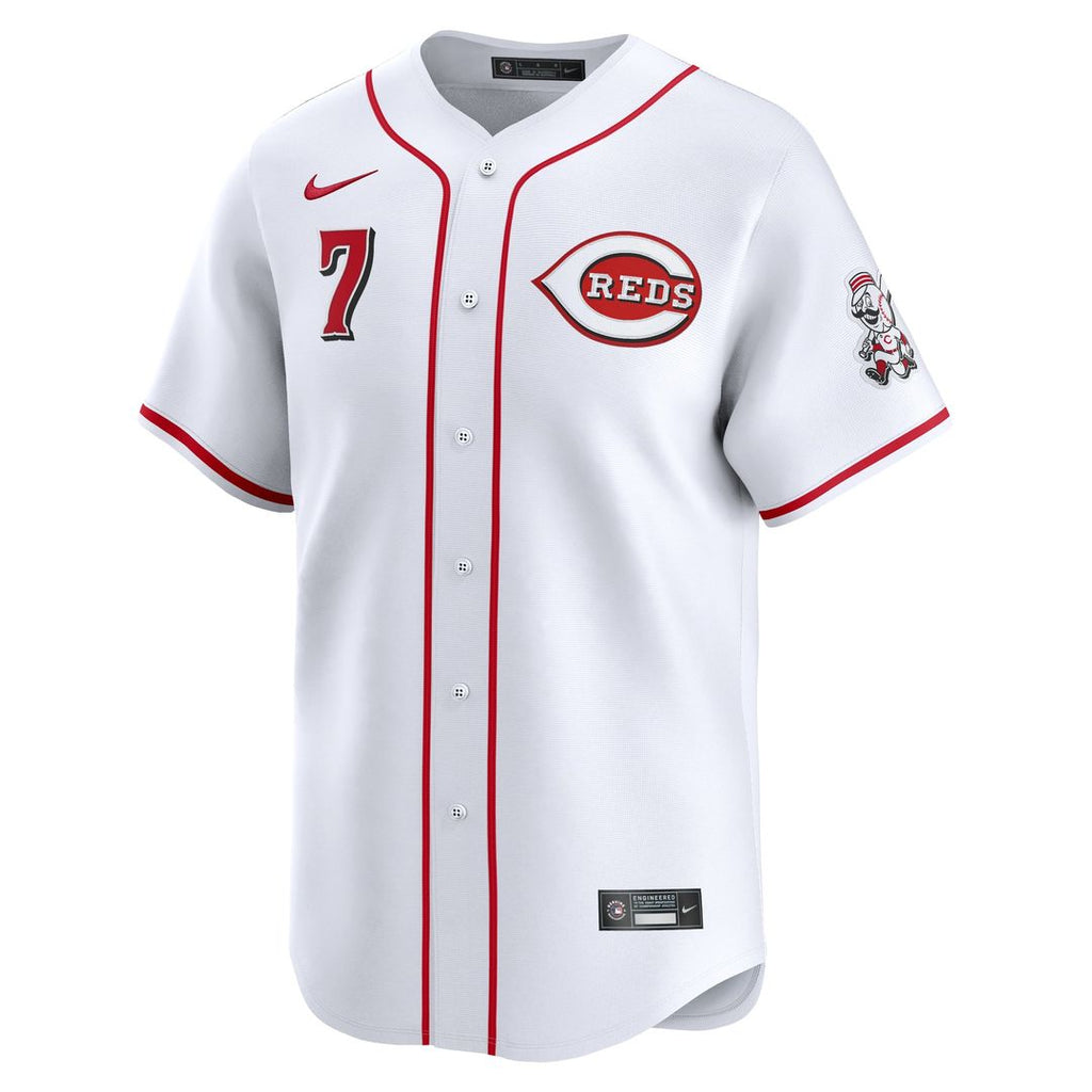 Spencer Steer Cincinnati Reds Nike Home Limited Player Jersey - White | MLB Fan Gear