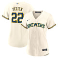 Christian Yelich Milwaukee Brewers Nike Women's Home Replica Jersey - White | MLB Fan Gear