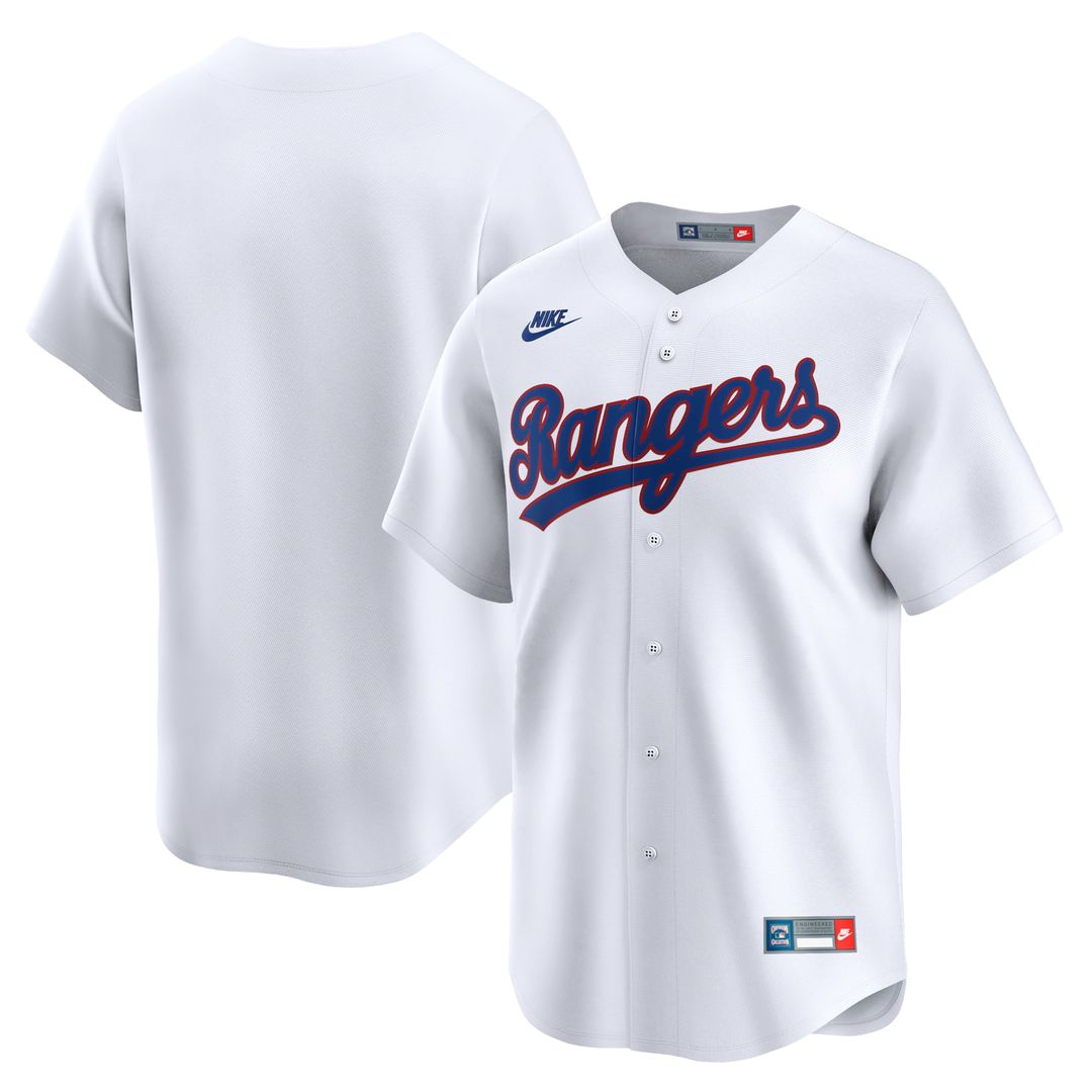 Texas Rangers Nike Cooperstown Collection Limited Jersey - White | MLB Fan Gear