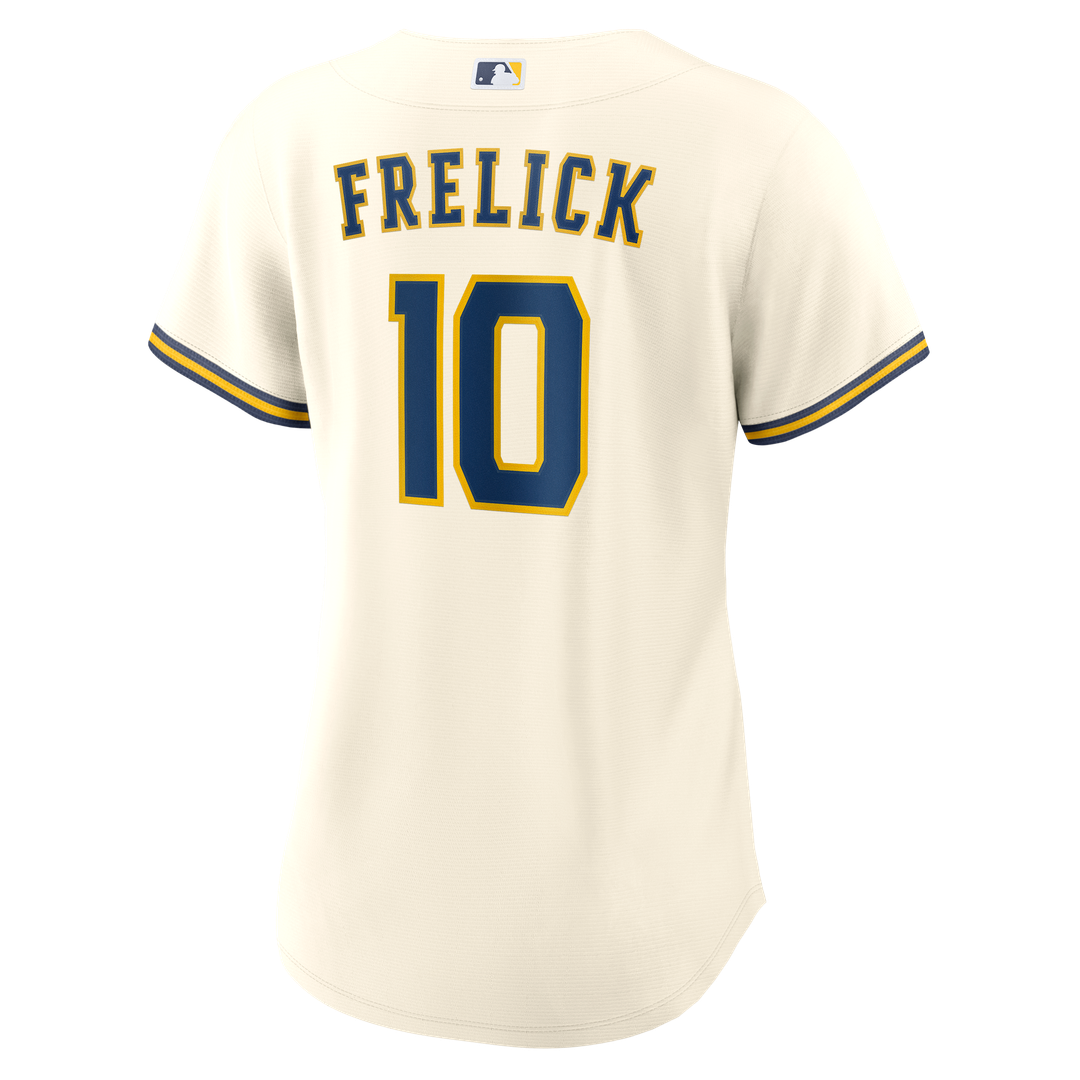 Sal Frelick Milwaukee Brewers Nike Women's Home Replica Jersey - Cream | MLB Fan Gear